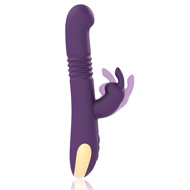 Vibratore Bastian Rabbit Up Down in Silicone Medico, 10 modalità di vibrazione